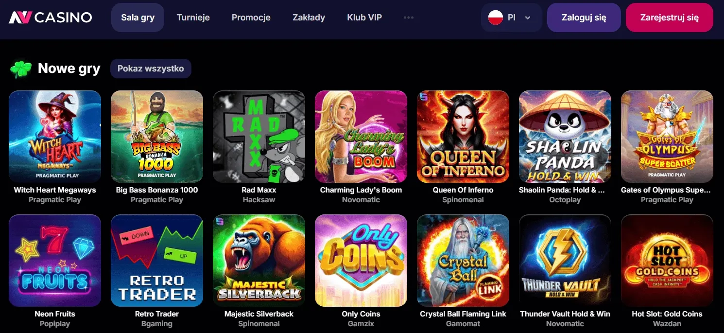 NV Casino polskie kasyna internetowe